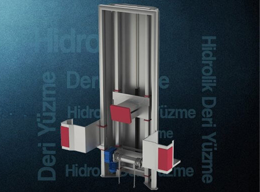 Hidrolik Deri Yüzme Makinası